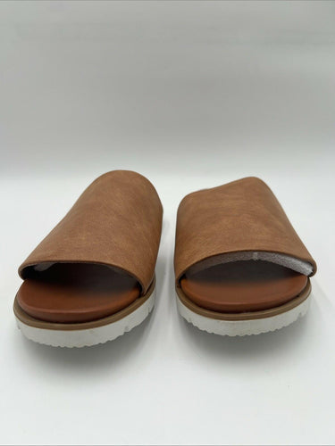Women’s Los Cabos Ash Slip On Platform Sandal Brown Size 40 Ash
