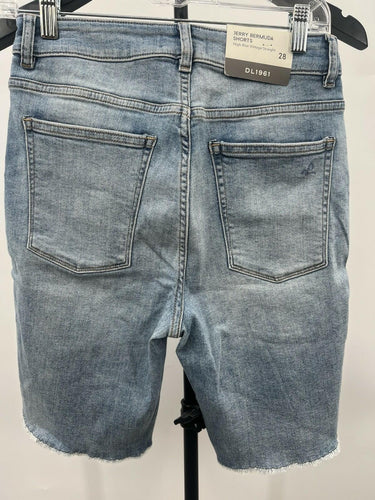 DL1961 Shorts Womens Jerry Bermuda High Rise Vintage Straight Cutoff NWT 28