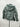 Tahari green Girls puffer jacket faux fur lined hooded Small Pouch Size 12 Tahari