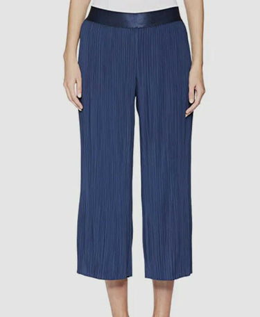 NWT Baldwin Womens Evelyn Flared Pants Navy Size L BALDWIN