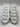 Men’s Versace Chain Reaction sneakers in white mesh and suede Size 41 Versace