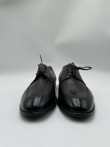 Men’s Bally Wedmer apron toe Lace Up derby shoes Brown Leather Size 9