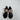Women’s Gianvito Rossi Annabelle pumps Black pleated tulle ruffle trim Size 35 GIANVITO ROSSI