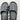 Valentino Garavani Roman Stud Turtle Slide Sandals in black rubber Size 40 Valentino