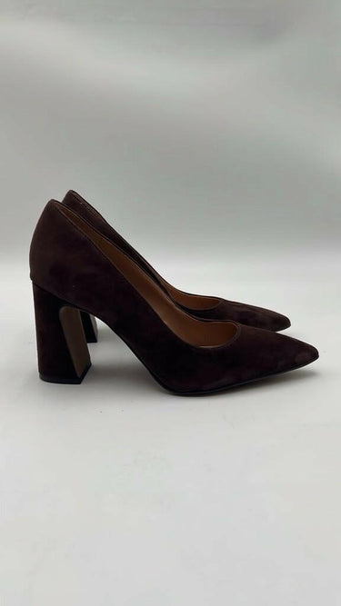 Vince Camuto ABLEEN Brownie Suede Point Toe Slip On Pumps Women’s Size 6.5M Vince Camuto