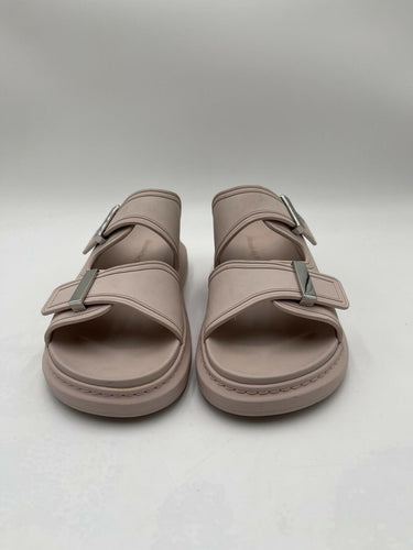 Alexander McQueen Women’s Hybrid Sandals silver-tone hardware Size 41M Alexander McQueen