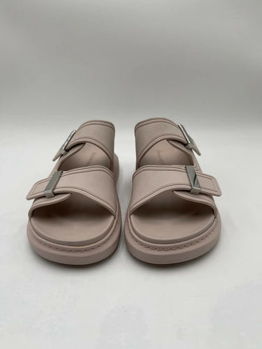 Alexander McQueen Women’s Hybrid Sandals silver-tone hardware Size 41M Alexander McQueen