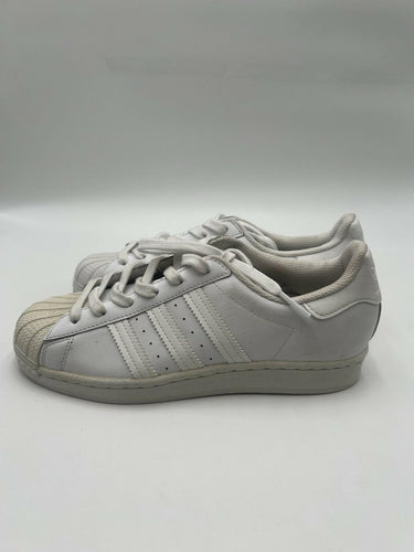 Adidas Superstar White Leather Shell Toe Sneakers FV3285 Size 7.5