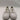Santoni Sneak-Air Lace Up Low Top sneakers White In tumbled leather Size 8.5 Santoni