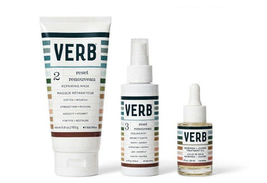 VERB Reset Hair Repair Kit Mask Sealing Mist + Moringa Jojoba Oil Treatment Set Verb