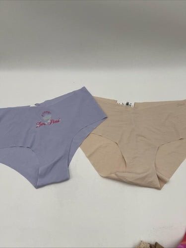 Lot Of 6 Pink Panties & Thongs Mix Colors Size M Pink
