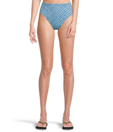 Tommy Bahama Women's Palm Modern Mosaic Hi-Waist Bottom,Glass Blue XL Tommy Bahama