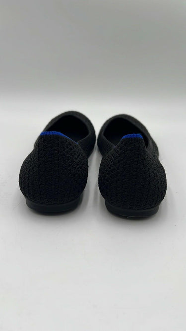 Rothy’s The Flat Honeycomb Knit Black Round Toe Womens Size 6 Rothy’s