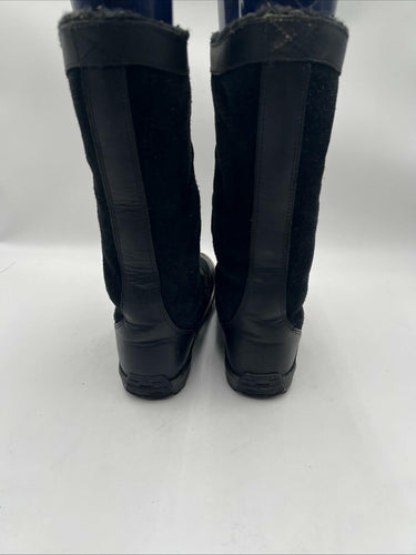 Sorel Kids Lace Up Tall Snow Boot Black Size 5