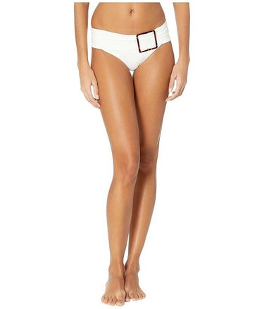 We Wore What Annie Bottoms (White) Women's Swimwear Size L We Wore What