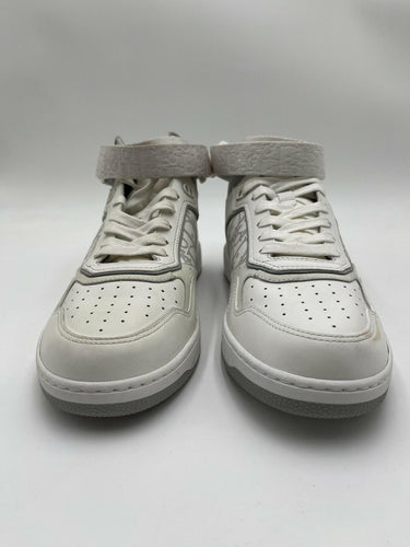 Dior B27 high-top sneakers white / gray leather Oblique jacquard Montif Size 42 Dior