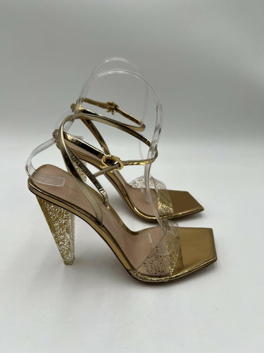 Gianvito Rossi Odyssey glitter stiletto sandals Size 37 GIANVITO ROSSI
