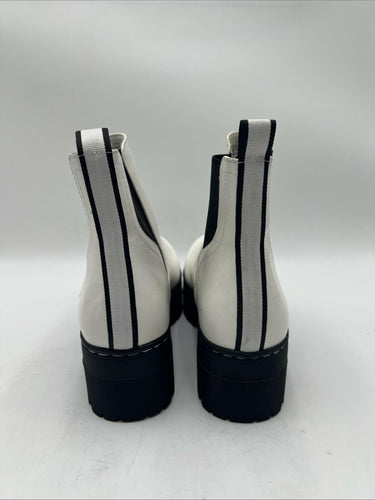 MIA Women's Cayson Ankle Boots White Size 8M