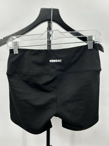 Ododos Woman’s black Yogalicious Lux high-waisted athletic Black shorts Size M HIGH