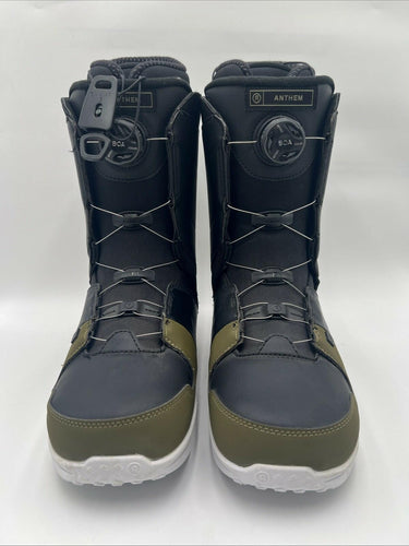 Ride Anthem BOA Snowboard Boots in the olive and black Size 11 RIDE