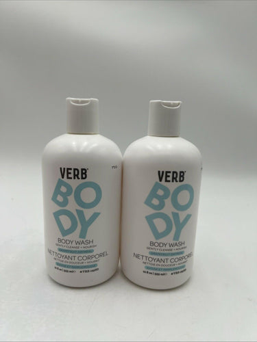 Verb Body Wash Gently Cleanse & Nourish Grapefruit Oatmeal 12 Oz Pack Of 2 Verb