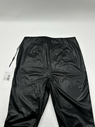 Missoni black, faux Glossy leather leggings Woman’s Size 38