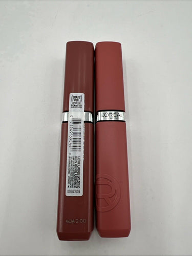 L'Oreal Infallible Lacque or Matte Resistance Liquid Lipstick Pack Of 2 L'Oréal