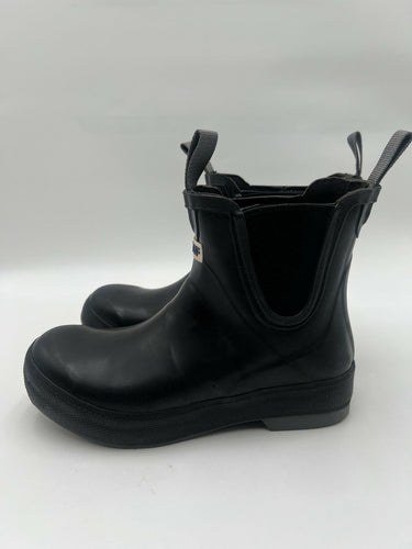 Xtratuf 6 in Ankle Deck Boot Rubber Waterproof Rain Deck Shoes Black Size 6