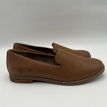 Women's B.o.c Becca Slip On Flats Shoes Brown Faux Leather Size 8.5M B.o.c