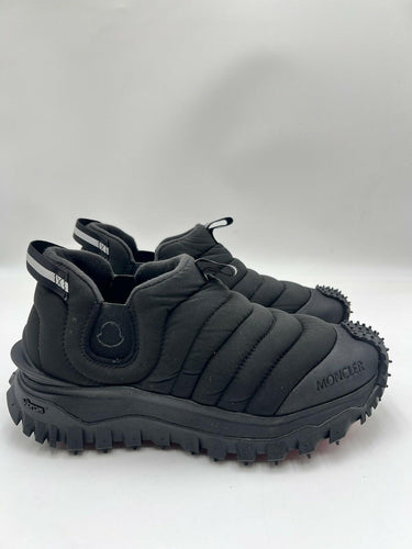 Moncler Trailgrip Après sneakers in black water-repellent nylon Size 37.5 Moncler