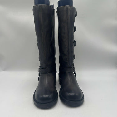 Women’s Vintage Foundry Co. Motorcycle Boots Chocolate Size 7.5