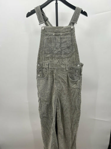 We The Free Overalls Womens Striped Corduroy Railroad Bib Adjustable Baggy S We The Free