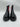 Alexander McQueen Hybrid Chelsea platform boots in black leather Size 38 Alexander McQueen