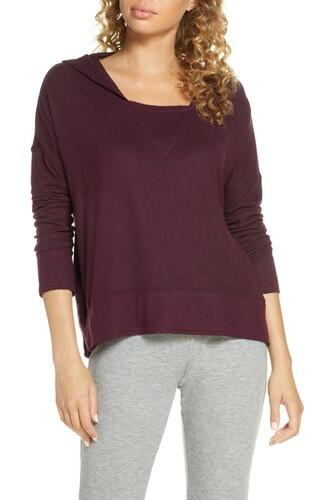 Women's Bp. Cozy Hoodie, Burgundy Size S BP.