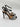 Women’s Aquazzura Crystal Twist Sandals Black/Silver Size 35.5