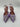 Amina Muaddi Begum 95mm slingback pumps in purple "unicorn" Size 38.5 Amina Muaddi