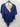Cabana Life Navy Blue Cape Sleeve V-Neck One Piece Swimsuit Size M Cabana Life