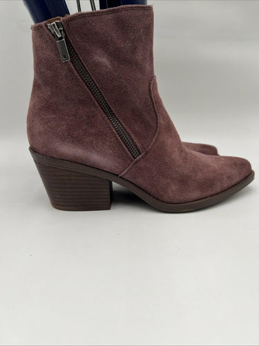 Lucky Brand Women's Wallinda Side Zip Bootie Ankle Boot Flint Size 9.5M Lucky Brand