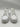 Versace Medusa Low white sneakers metallic gold heel counter Size 43 Versace