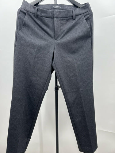 Liverpool Kelsey Knit Trousers Charcoal Gray Straight Leg Pants Womens 29/8 Liverpool
