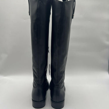 I.N.C. Women’s Black Leather Knee High Side Zip Riding Boots Size 7M INC International Concepts