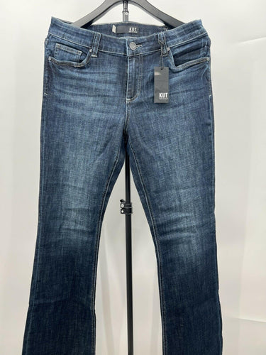 KUT From The Kloth Jeans Womens Natalie Bootcut Mid Rise Dark Wash NWT Size 8 KUT from the Kloth