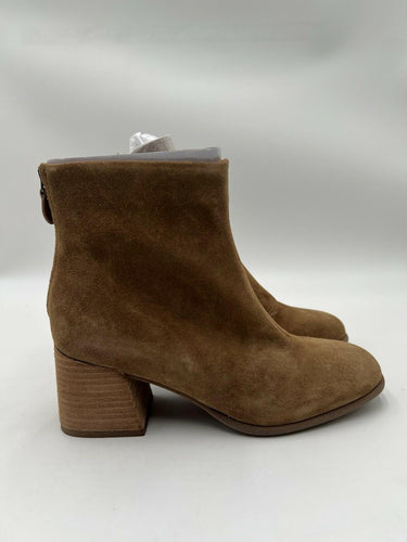 Alexandre Birman Sandryn Tobacco Suede Ankle Booties Womens 7.5 Alexandre Birman
