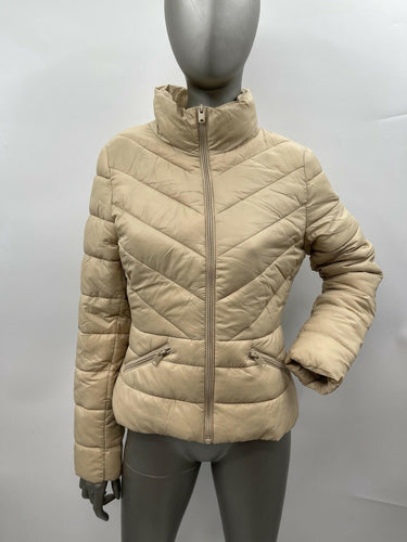 NWD Love Tree Women’s Full Zip Long Sleeve Puffer Jacket, Color Khaki Size S Love Tree