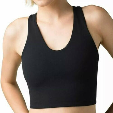 prAna Momento Crop Top Black Size L (Women's 10-12) prAna