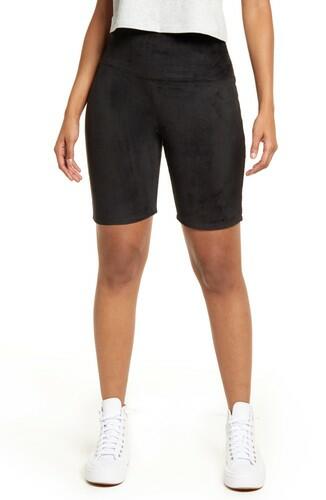 BP Velour Bike Shorts in Black Rhinestoned Smiley Size X-Small BP BE PROUD