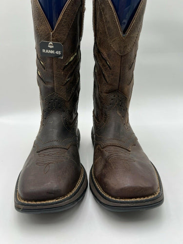 Rank 45 LLBF-3 Flag Brown Western Boots Size 6.5