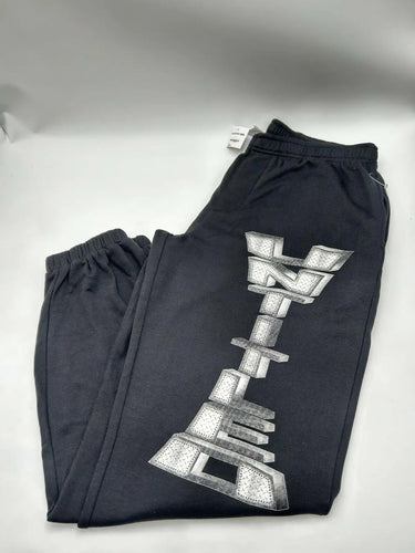 Designs Untitled Metal Men Works Black joggers Silver Graphic Aizw XL Black