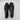 YSL Saint Laurent Monogram espadrille in black lambskin leather Size 39 Saint Laurent