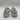 Alexander McQueen Deck Plimsoll sneakers in silver glitter and white Size 41 Alexander McQueen